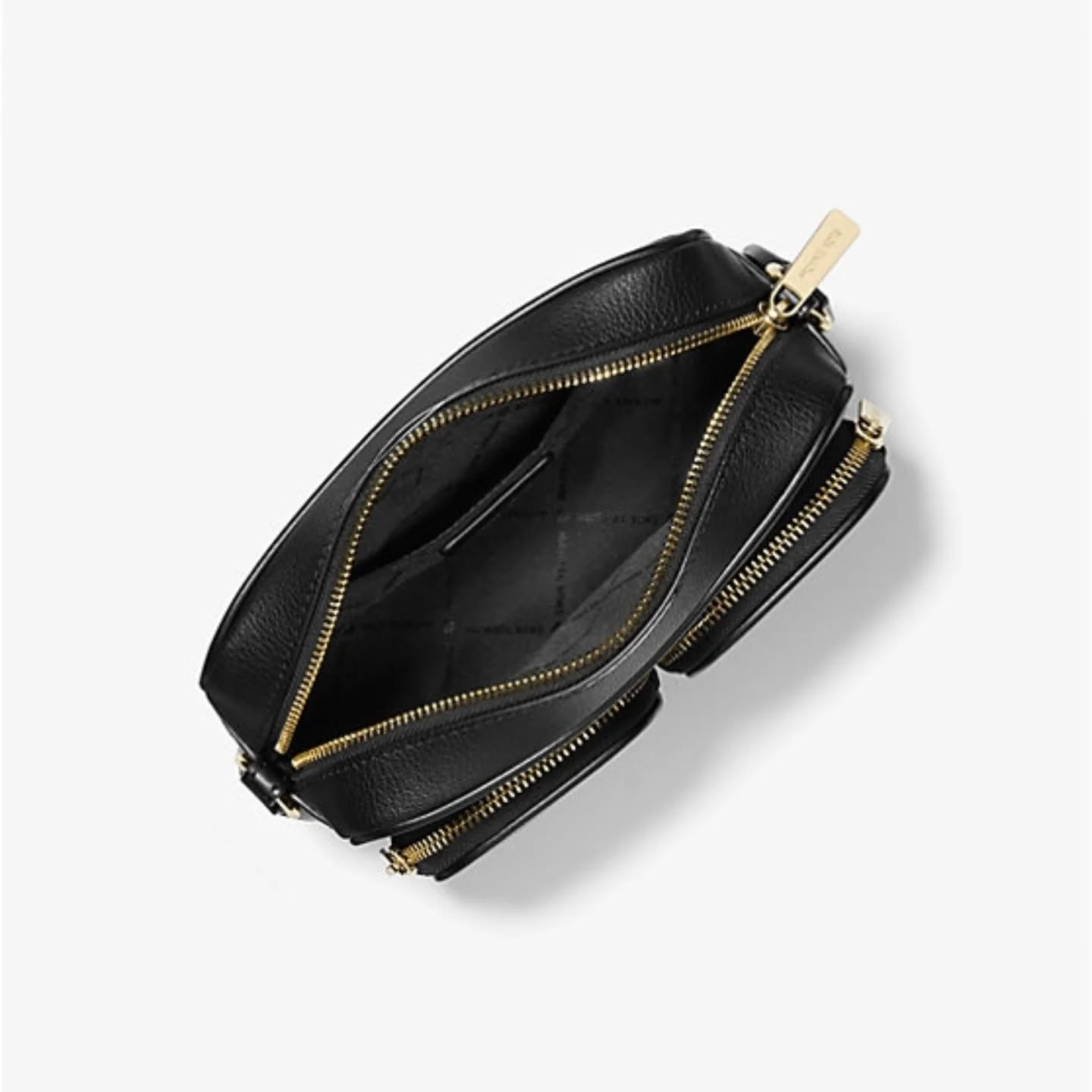 Jet Set Medium NEGRO Leather Crossbody Bag with Case for Apple Airpods Pro