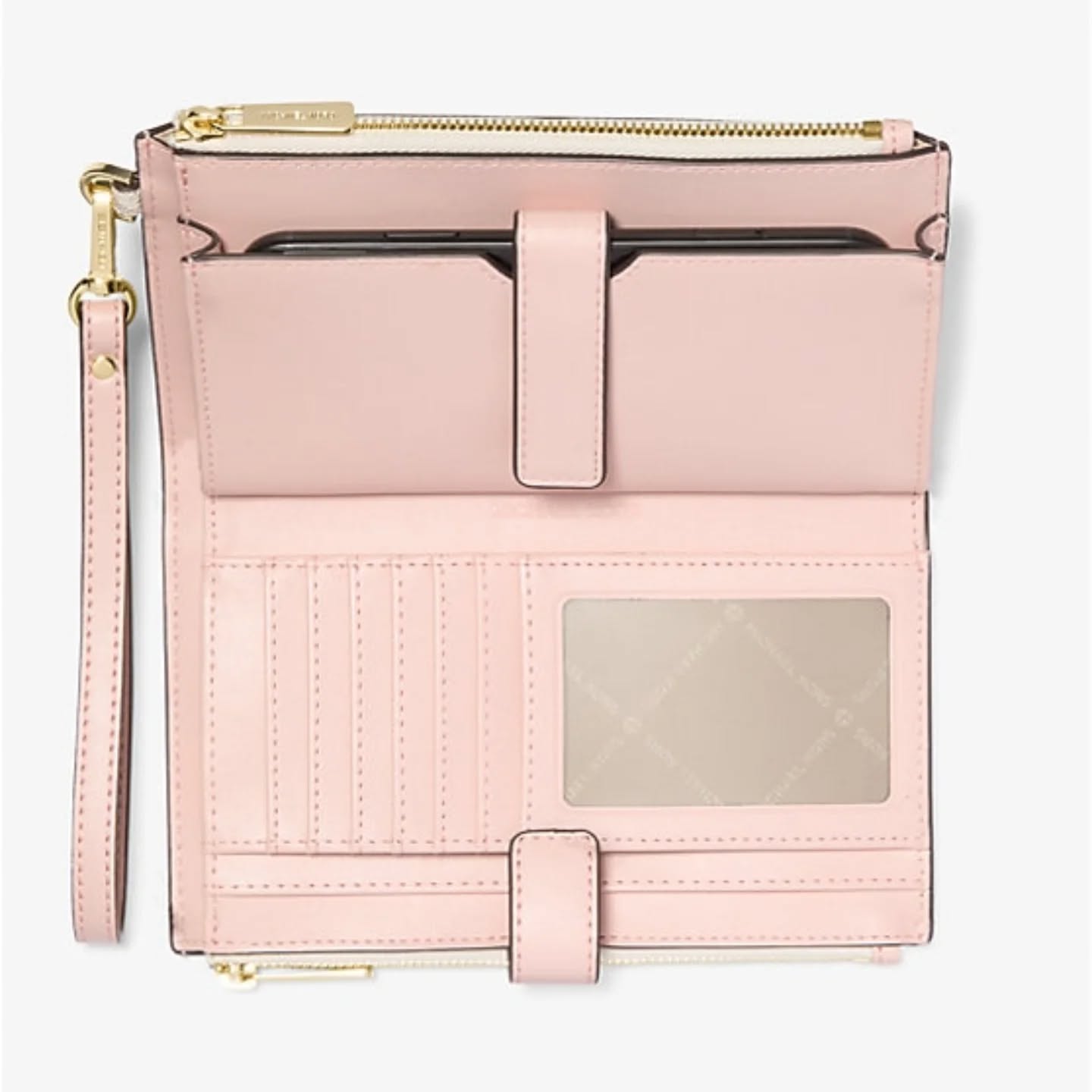 Michael kors Jet Set Travel Smartphone Wallet pink w