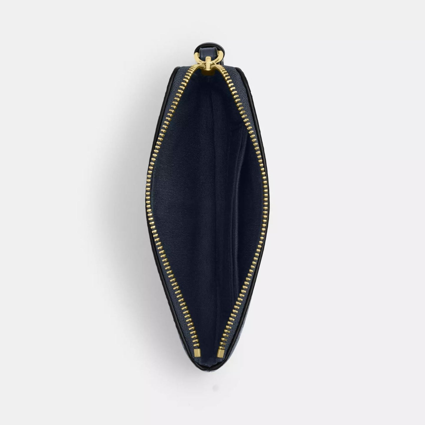 Corner Zip Wristlet In Signature Canvas With Stripe