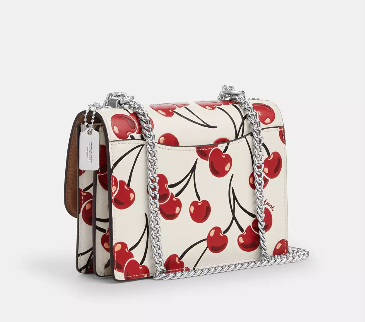 Mini Klare Crossbody Bag With Cherry Print