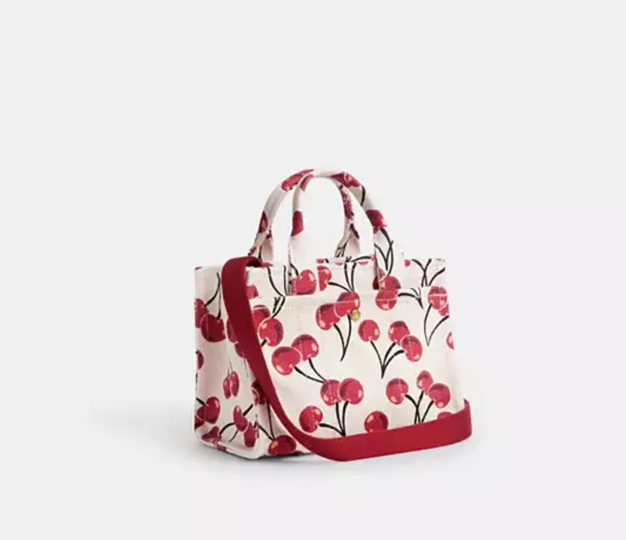 Cargo Tote Bag 20 With Cherry Print
