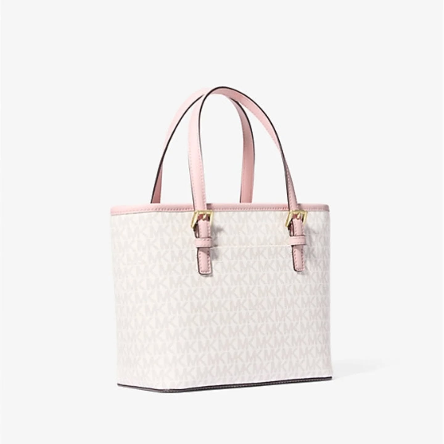Jet Set Travel Extra-Small Logo Top-Zip Tote Bag pink
