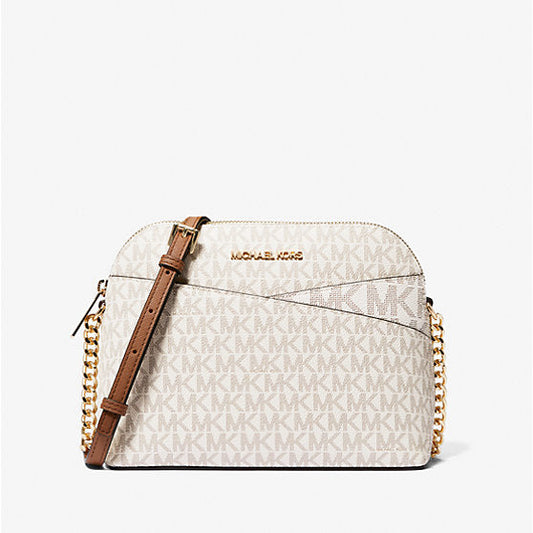 Michael kors  Jet set travel medium logo dome crossbody bag